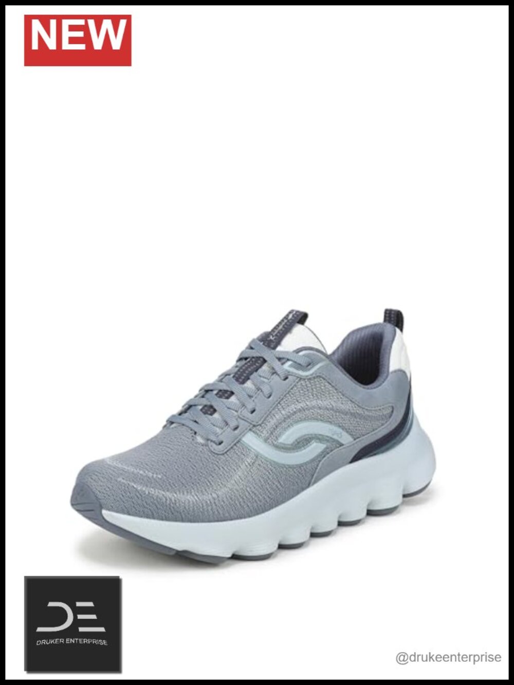 Ryka Podflow 2 Women's Athletic Walking Sneakers Mesh Lace-Up